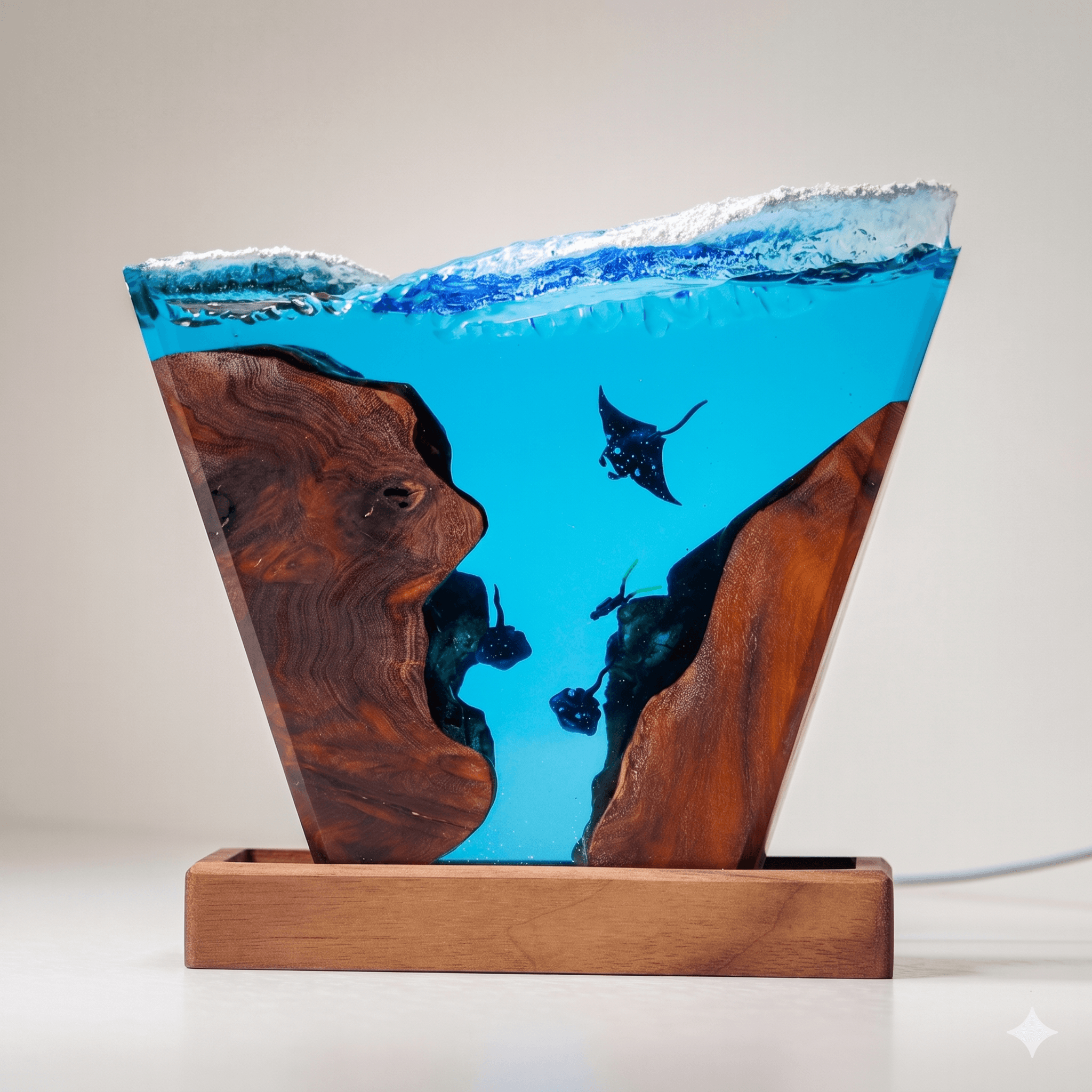 Đèn ngủ epoxy góc khác