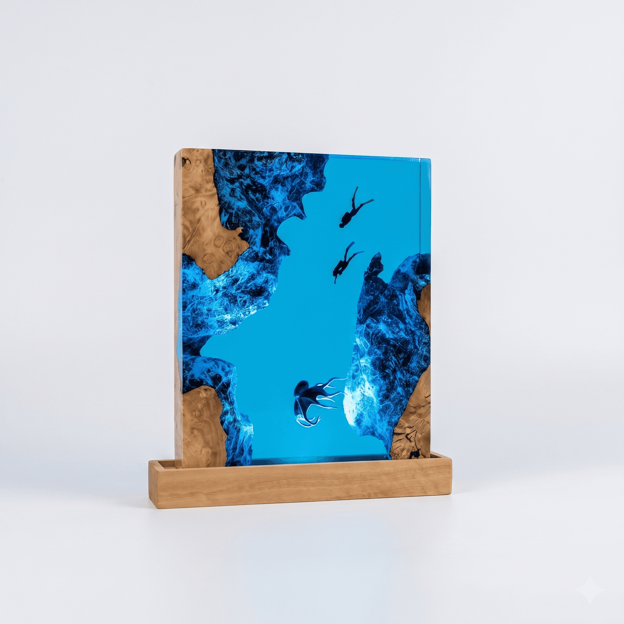 Đèn ngủ epoxy ánh sáng